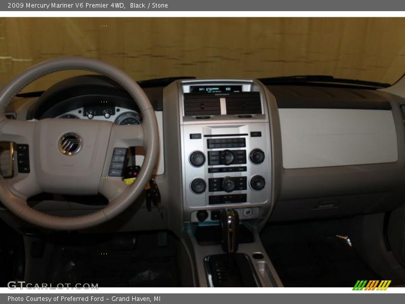 Black / Stone 2009 Mercury Mariner V6 Premier 4WD