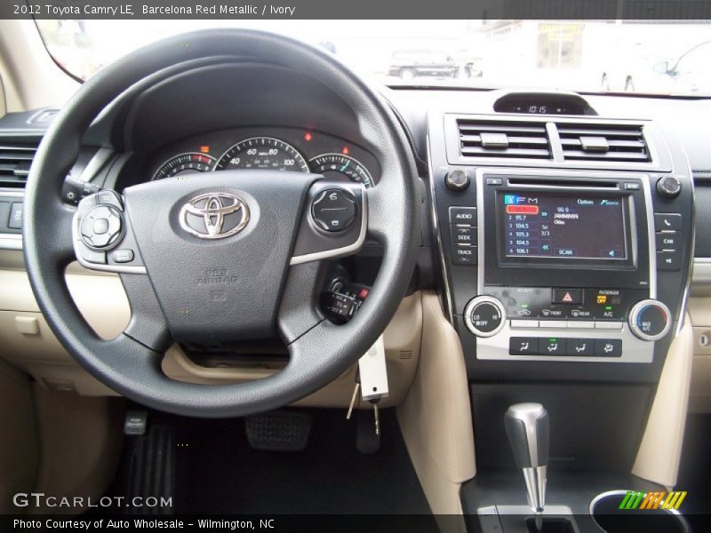 Barcelona Red Metallic / Ivory 2012 Toyota Camry LE