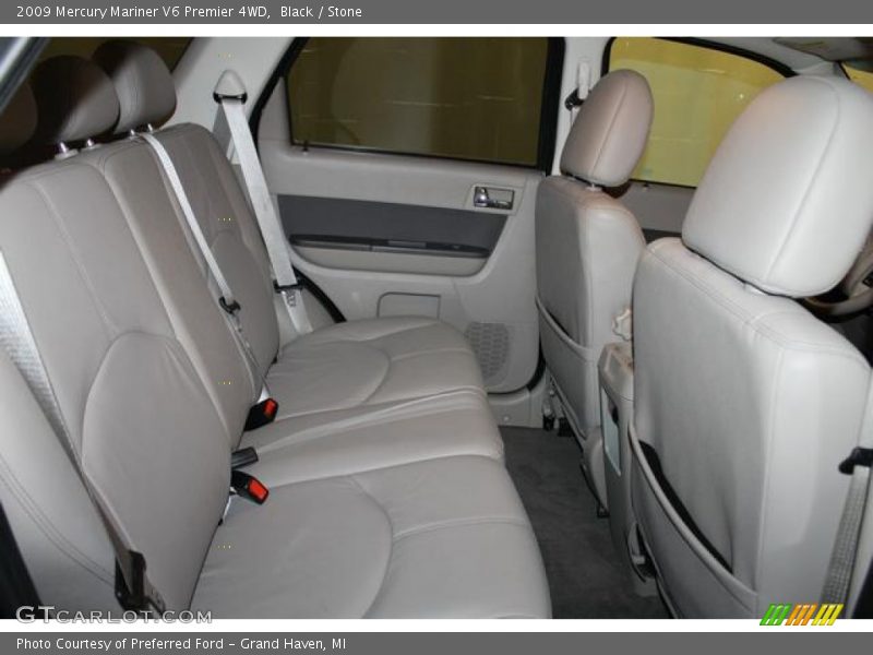 Rear Seat of 2009 Mariner V6 Premier 4WD