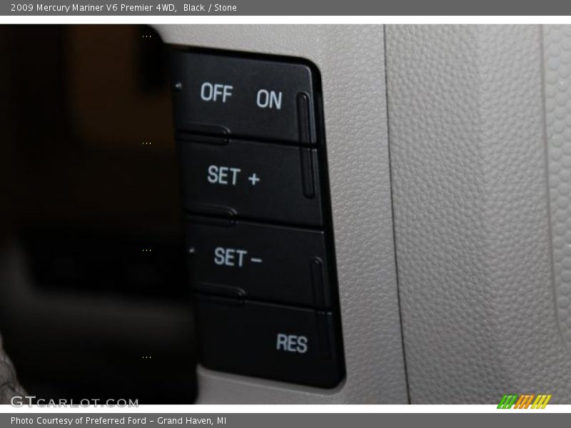 Black / Stone 2009 Mercury Mariner V6 Premier 4WD