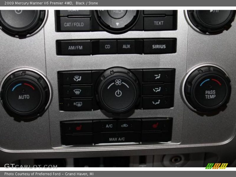 Controls of 2009 Mariner V6 Premier 4WD