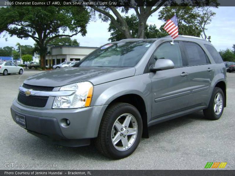 Dark Silver Metallic / Light Gray 2006 Chevrolet Equinox LT AWD