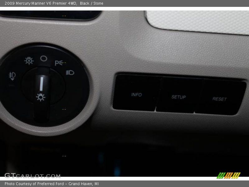 Black / Stone 2009 Mercury Mariner V6 Premier 4WD