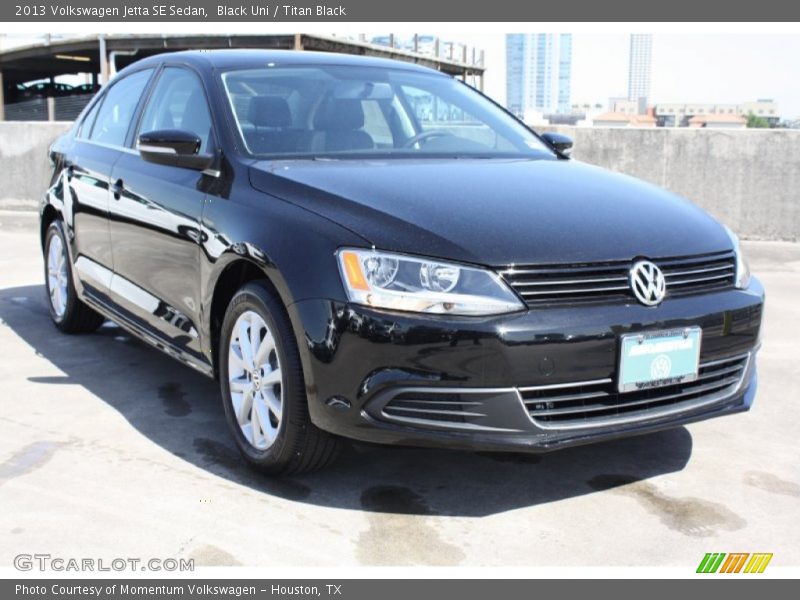 Black Uni / Titan Black 2013 Volkswagen Jetta SE Sedan