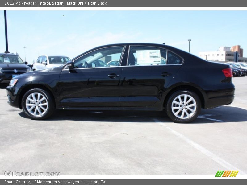 Black Uni / Titan Black 2013 Volkswagen Jetta SE Sedan