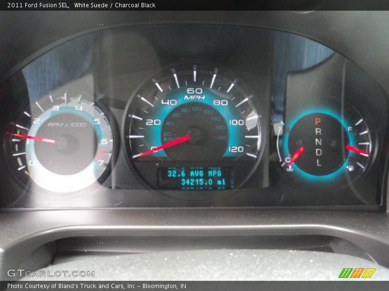 White Suede / Charcoal Black 2011 Ford Fusion SEL