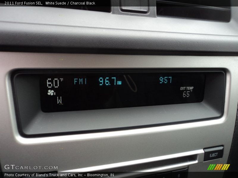 White Suede / Charcoal Black 2011 Ford Fusion SEL