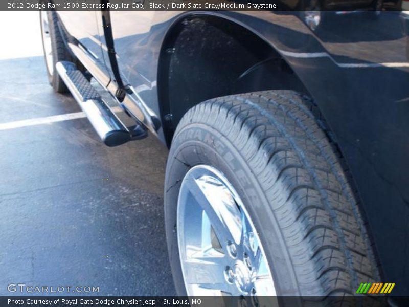 Black / Dark Slate Gray/Medium Graystone 2012 Dodge Ram 1500 Express Regular Cab