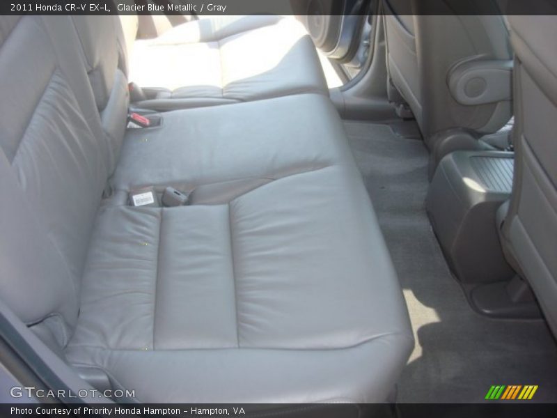 Glacier Blue Metallic / Gray 2011 Honda CR-V EX-L