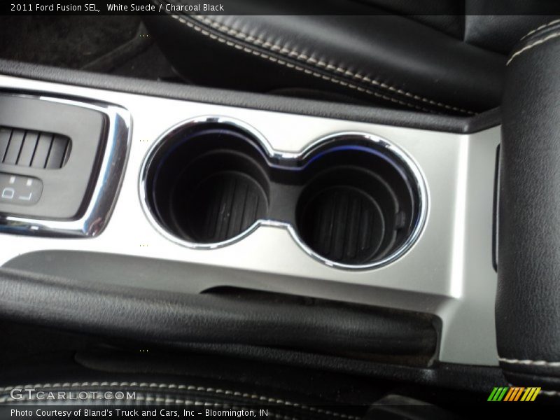 White Suede / Charcoal Black 2011 Ford Fusion SEL