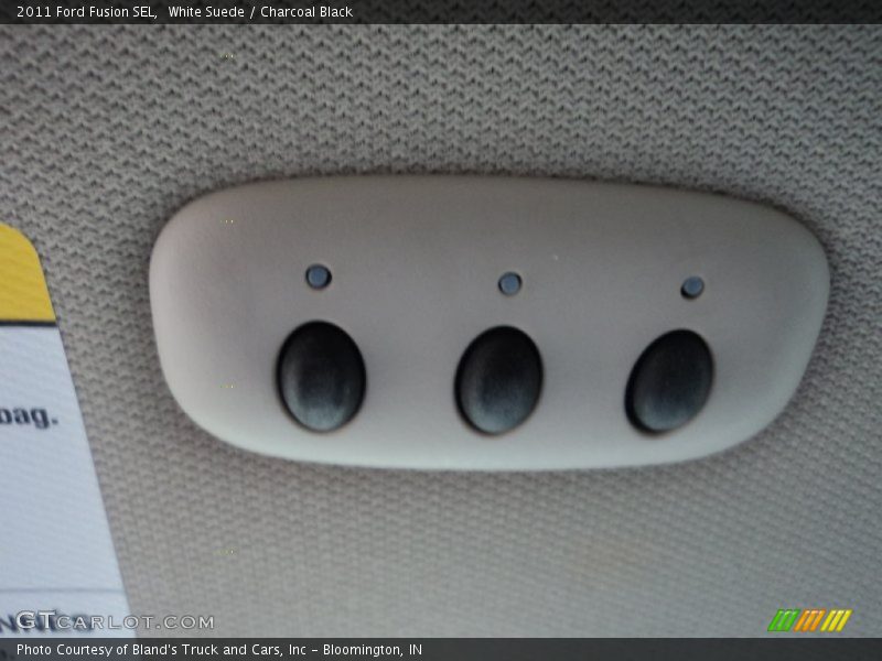 White Suede / Charcoal Black 2011 Ford Fusion SEL
