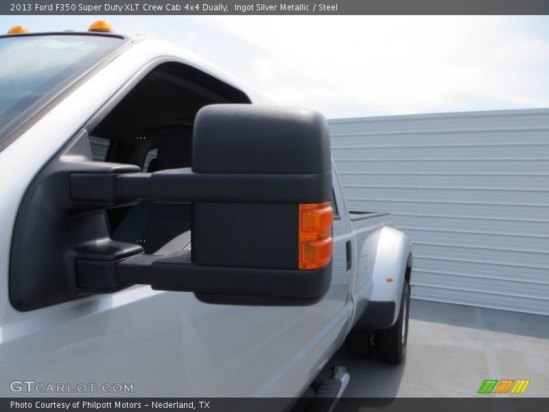 Ingot Silver Metallic / Steel 2013 Ford F350 Super Duty XLT Crew Cab 4x4 Dually
