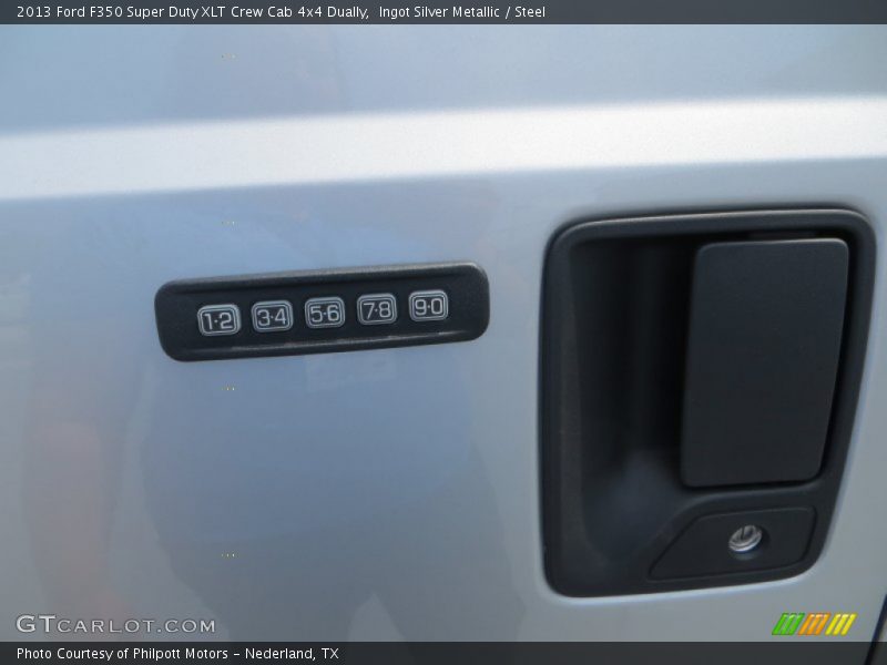 Ingot Silver Metallic / Steel 2013 Ford F350 Super Duty XLT Crew Cab 4x4 Dually