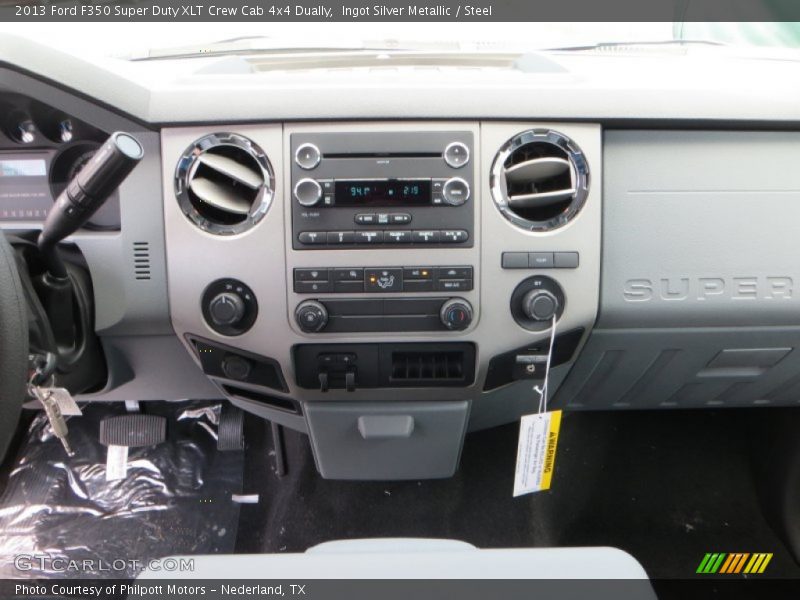 Ingot Silver Metallic / Steel 2013 Ford F350 Super Duty XLT Crew Cab 4x4 Dually
