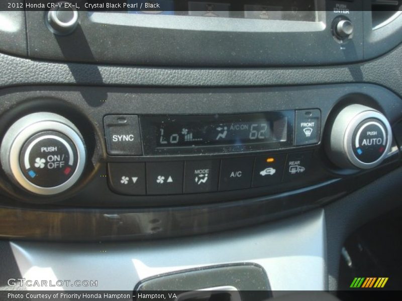 Crystal Black Pearl / Black 2012 Honda CR-V EX-L