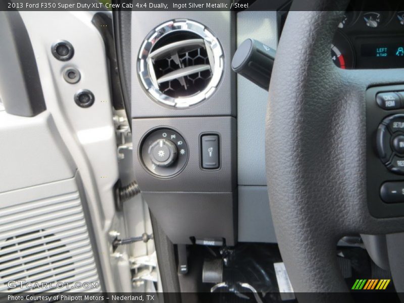 Ingot Silver Metallic / Steel 2013 Ford F350 Super Duty XLT Crew Cab 4x4 Dually