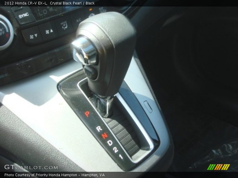 Crystal Black Pearl / Black 2012 Honda CR-V EX-L