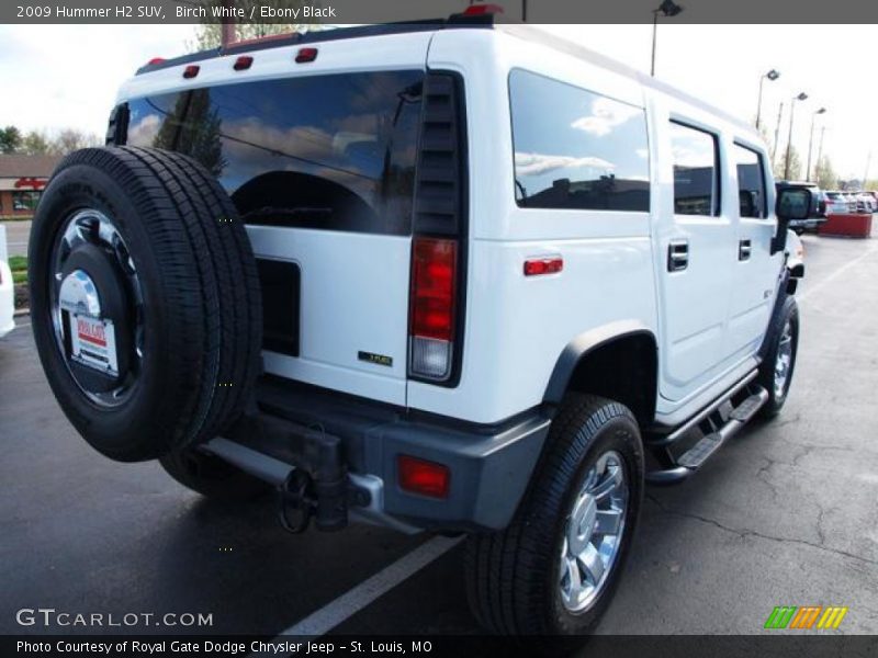 Birch White / Ebony Black 2009 Hummer H2 SUV