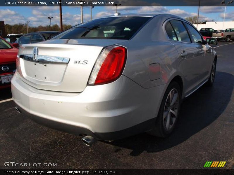 Brilliant Silver Metallic / Charcoal Black 2009 Lincoln MKS Sedan