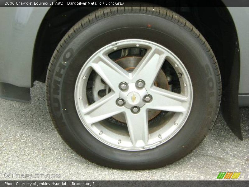 Dark Silver Metallic / Light Gray 2006 Chevrolet Equinox LT AWD