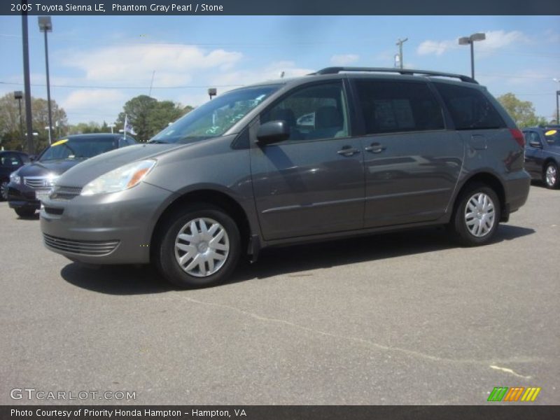 Phantom Gray Pearl / Stone 2005 Toyota Sienna LE