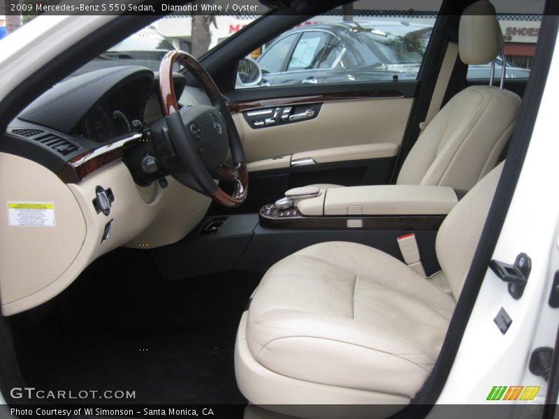 2009 S 550 Sedan Oyster Interior