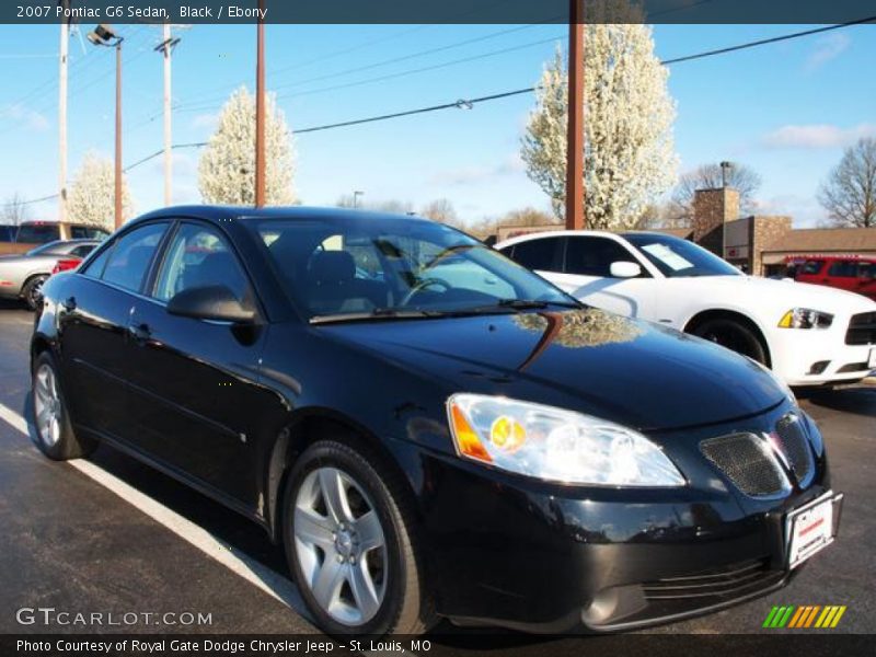Black / Ebony 2007 Pontiac G6 Sedan