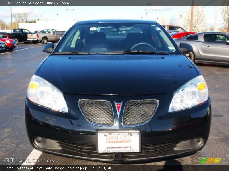Black / Ebony 2007 Pontiac G6 Sedan