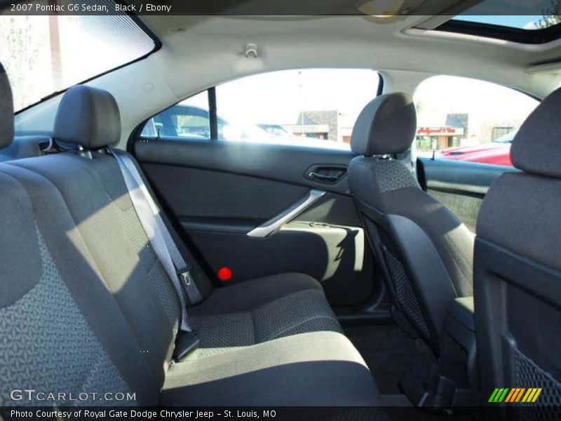 Black / Ebony 2007 Pontiac G6 Sedan