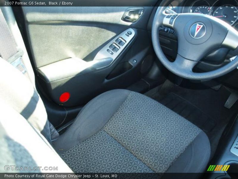 Black / Ebony 2007 Pontiac G6 Sedan