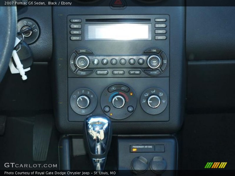 Black / Ebony 2007 Pontiac G6 Sedan