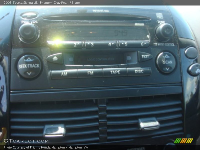 Phantom Gray Pearl / Stone 2005 Toyota Sienna LE