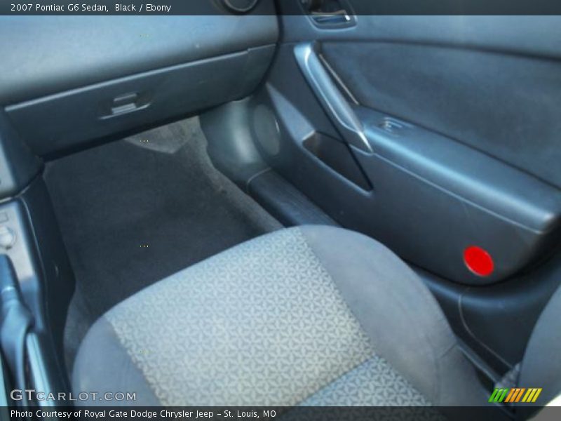 Black / Ebony 2007 Pontiac G6 Sedan