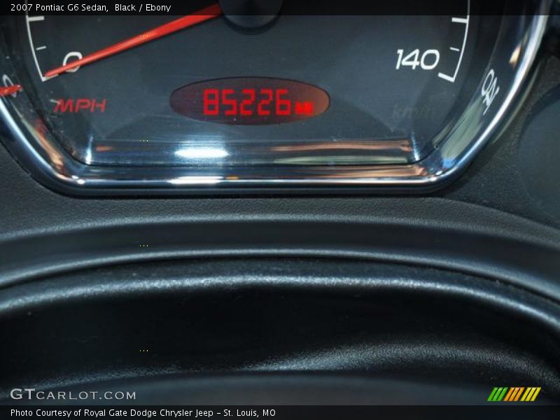 Black / Ebony 2007 Pontiac G6 Sedan