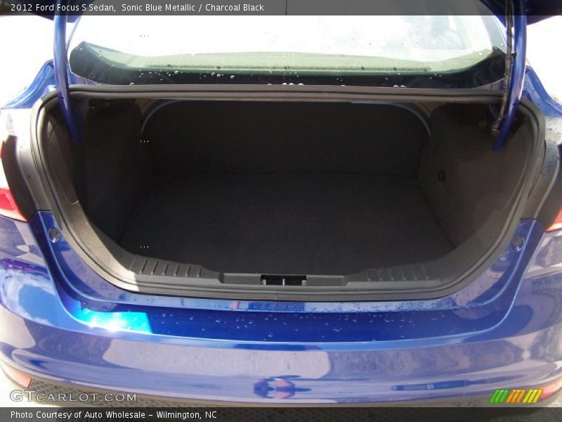 Sonic Blue Metallic / Charcoal Black 2012 Ford Focus S Sedan