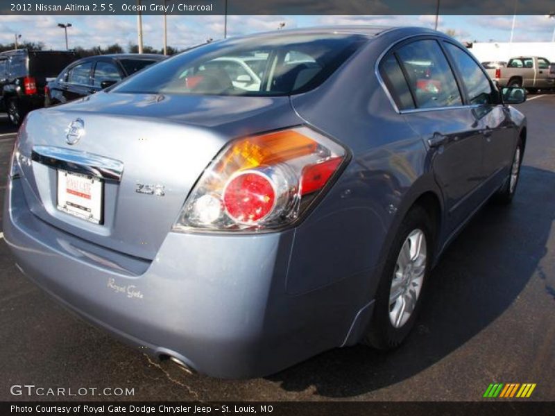 Ocean Gray / Charcoal 2012 Nissan Altima 2.5 S