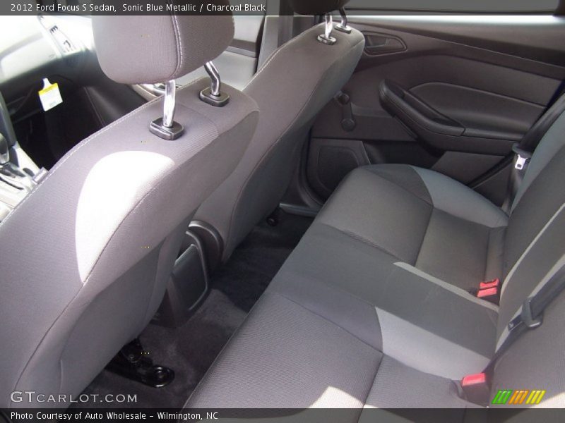 Sonic Blue Metallic / Charcoal Black 2012 Ford Focus S Sedan