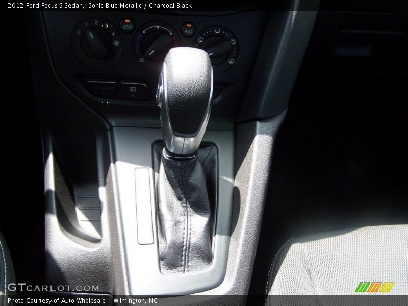 Sonic Blue Metallic / Charcoal Black 2012 Ford Focus S Sedan