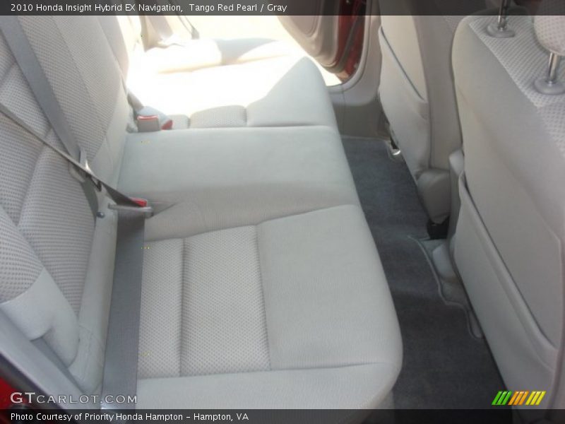 Tango Red Pearl / Gray 2010 Honda Insight Hybrid EX Navigation