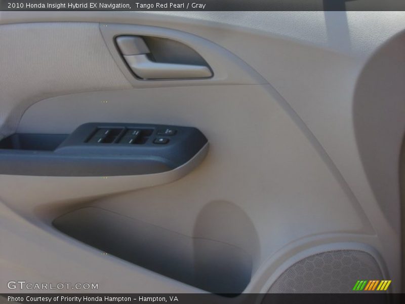 Tango Red Pearl / Gray 2010 Honda Insight Hybrid EX Navigation