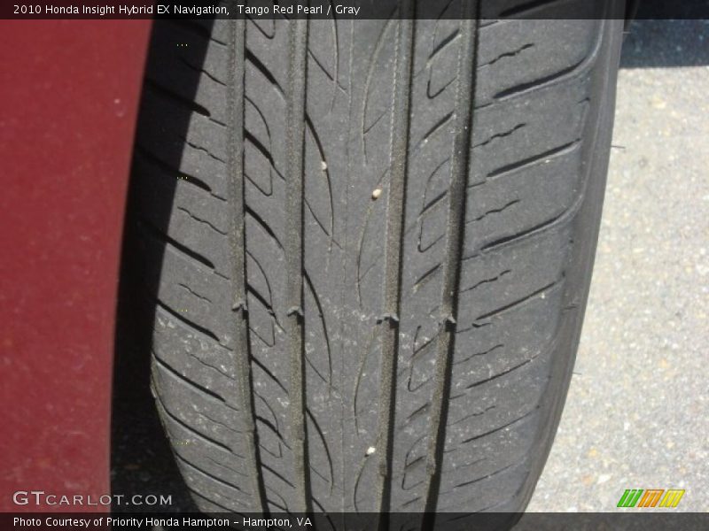 Tango Red Pearl / Gray 2010 Honda Insight Hybrid EX Navigation