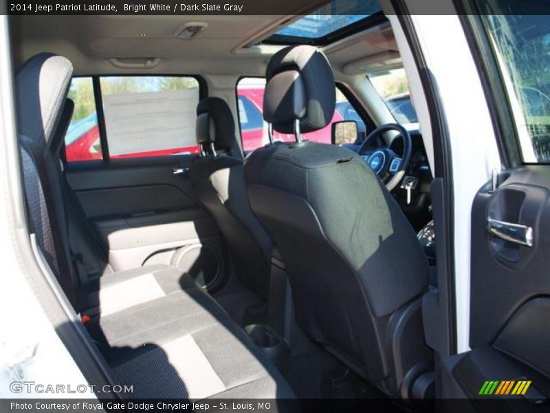 Bright White / Dark Slate Gray 2014 Jeep Patriot Latitude
