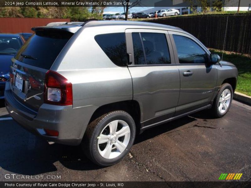 Mineral Gray Metallic / Dark Slate Gray 2014 Jeep Compass Latitude