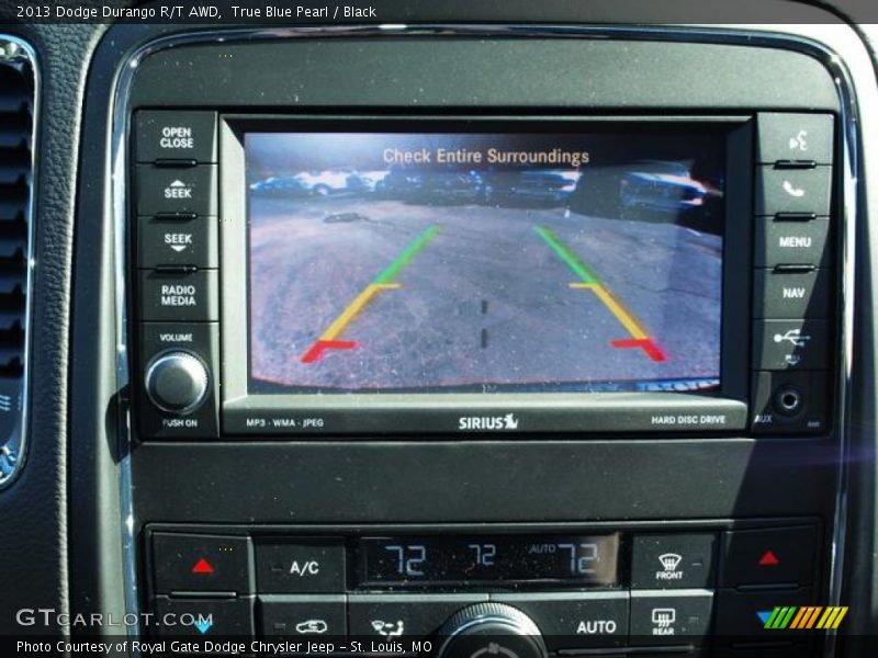 True Blue Pearl / Black 2013 Dodge Durango R/T AWD