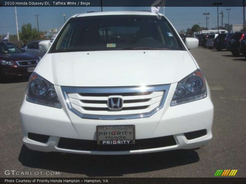 Taffeta White / Beige 2010 Honda Odyssey EX