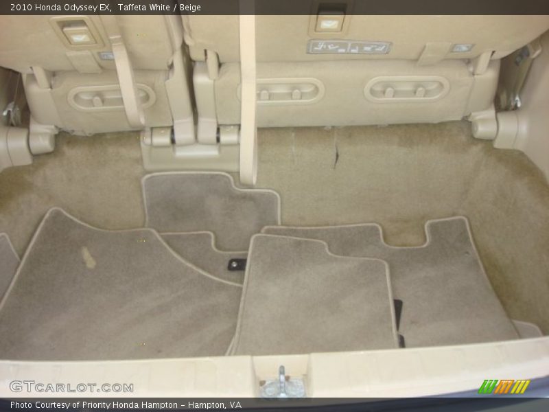 Taffeta White / Beige 2010 Honda Odyssey EX