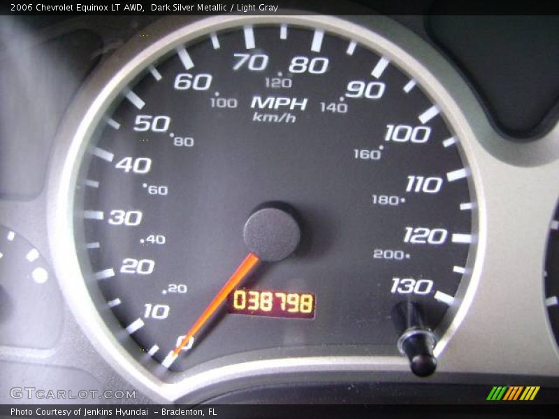 Dark Silver Metallic / Light Gray 2006 Chevrolet Equinox LT AWD