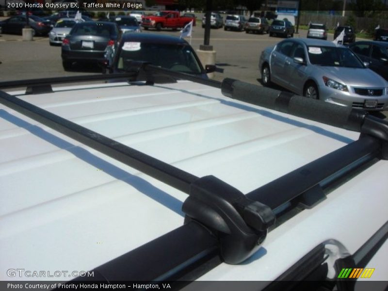 Taffeta White / Beige 2010 Honda Odyssey EX