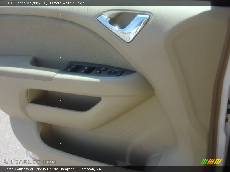 Taffeta White / Beige 2010 Honda Odyssey EX