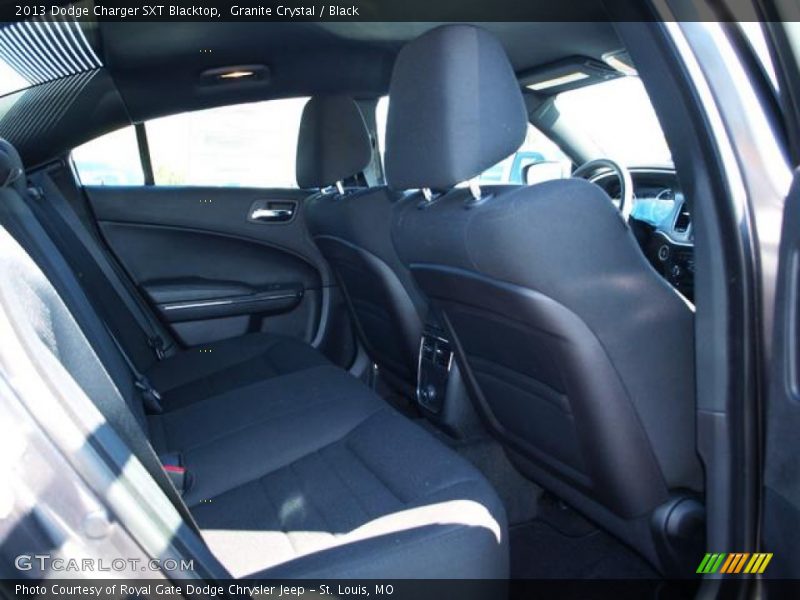 Granite Crystal / Black 2013 Dodge Charger SXT Blacktop